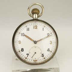 WORKING! Military ENICAR Pocket watch Men's no repeater no fusee no duplex RAR