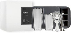 W&P Shaken Cocktail Set Bar Tool Essentials, Bartending Kit 