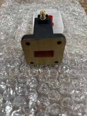 WR75 Waveguide to Coaxial Adapter with SMA Connector with 2in offset