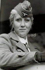 WW2 Picture Photo Pretty Military German Women 3408