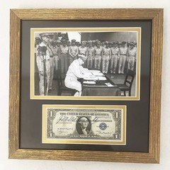 WWII General Jonathan Wainwright Signed $1 Silver Certificate Japan Surrender