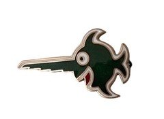 WWII German U-Boat Badge - Green Laughing Swordfish - WW2 U-96 Submarine