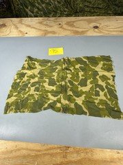 WWII Parachute Silk Square cut from original WWII Parachute