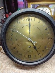WWII Seth Thomas/Chelsea 24 Hour Bakelite Deck Clock