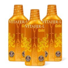 ✅ X3 Bottles VITAFER L GOLD Multivitamin 500ml 🔥ORIGINA🔥
