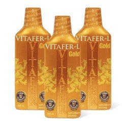 ✅ X3 Bottles VITAFER L GOLD Multivitamin 500ml 🔥ORIGINA🔥