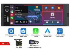 X3U 1 DIN 6.28 inch Android Auto Car Stereo Head Unit CarPlay GPS IPS display BT