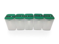 X5 US Mint American Silver Eagle Square Coin Tubes Lot Of 5 Genuine ASE Plastic