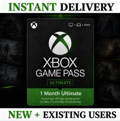 Xbox Game Pass Ultimate – 1 Month Membership - Existing Users