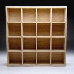 $XU16 Japanese Sake Cup Collection Wooden Stand, Storage Case