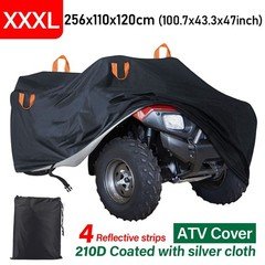 XXXL Heavy Duty Waterproof Quad Bike ATV Cover Resistant UV Dust Rain Protector