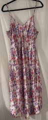 Y2K Gilligan & O'Malley Women’s Floral Long Slip dress Nightgown Size L
