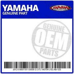 Yamaha Handlebar Cover 4VP-F6143-00-P0 Genuine OEM Part for Motorcycles