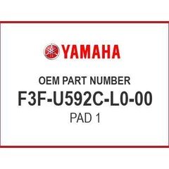 Yamaha PAD 1 F3F-U592C-L0-00 OEM NEW