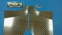 YAMAHA RHINO DIAMOND PLATE FLOOR BOARDS 2004 UP left and right (SILVER)