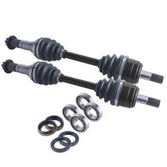 Yamaha Wolverine front cv axles wheel bearings & seals set 350 1995 1996-1999