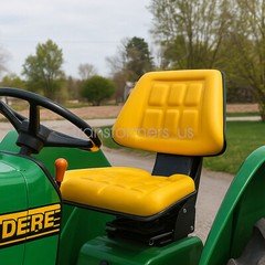 Yellow Tractor Suspension Seat For John Deere 5200 5210 5300 5310 5510