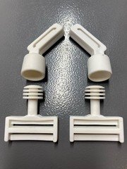 Youth Ring-Lock Flag Football Replacement Poppers & Sockets Repair Kit - White
