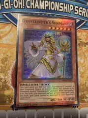 YUGIOH  Gravekeeper's Shaman  MP14-EN214 1ST EDITION NM NEVER PLAYED!!!.