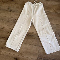 Zara Men's Beige Wool Joggers Size M Casual Comfort Sweatpants