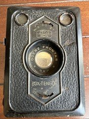 Zeiss Ikon Vintage Camera Box Tengor Goerz Frontar, Made in Germany