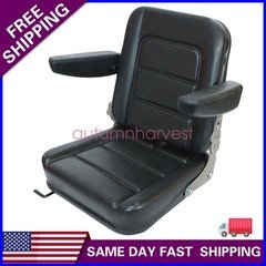 Zero Turn Mower Seat Tractor Seat w/Armrest for Kubota ZD18, ZD21, ZD25F, ZD28