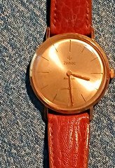ZODIAC  Hermatic .. mens  watch  vintage swiss  1960 Era