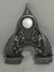 ZOEI Gargoyle Mantle Clock 2000 Rare Works!!