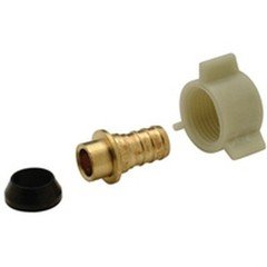 Zurn QQSFC33GXP Brass Swivel Cone 1/2" Barb x 1/2" FNPT 80 PSI Lead-Free
