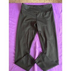 Zyia Active Black Recycled Polyester Spandex Yoga Leggings Womens Size 8-10